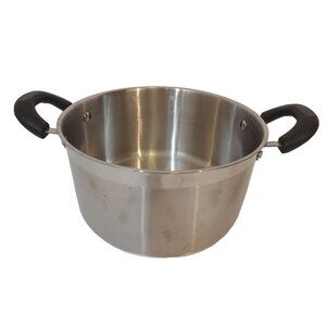 Everything Kitchen Stock Pot 6 Qt Non-Stick Aluminum Dutch Oven Anodized No Lid